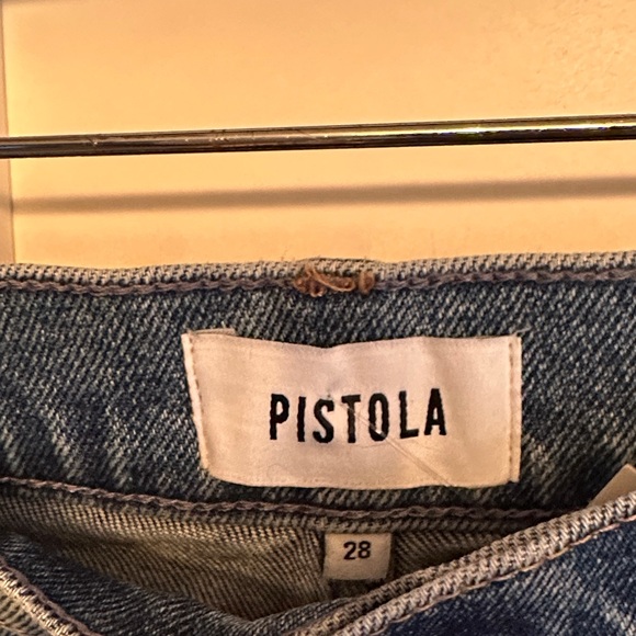 Pistola Denim high rise ultra Wide-Leg Jeans in Classic Blue - Picture 2 of 7